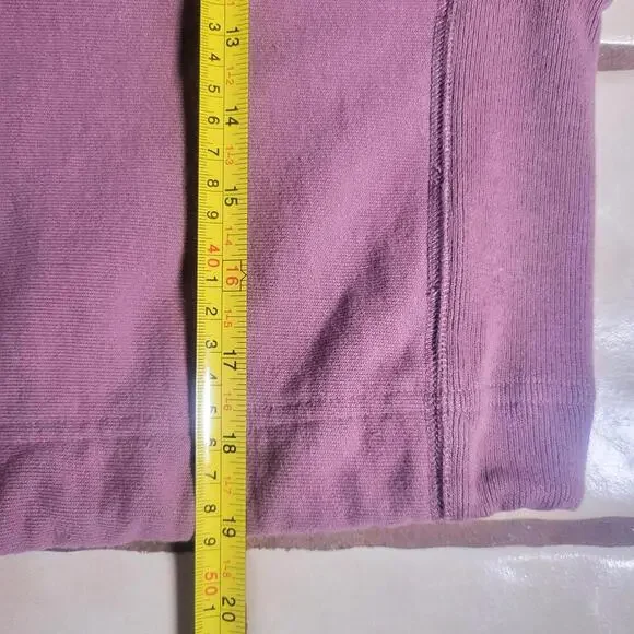 Victoria's Secret PINK Dusty Rose Cropped Crewneck Sweatshirt Long Sleeve- Sz XS - Picture 7 of 9